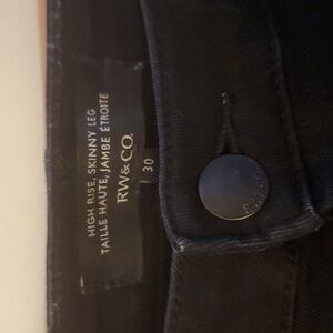 RW & Co skinny leg Jean, size 30
